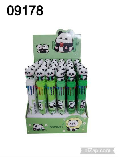 Imagen de LAPICERA GEL PANDA MULTICOLOR 15CM 1.26